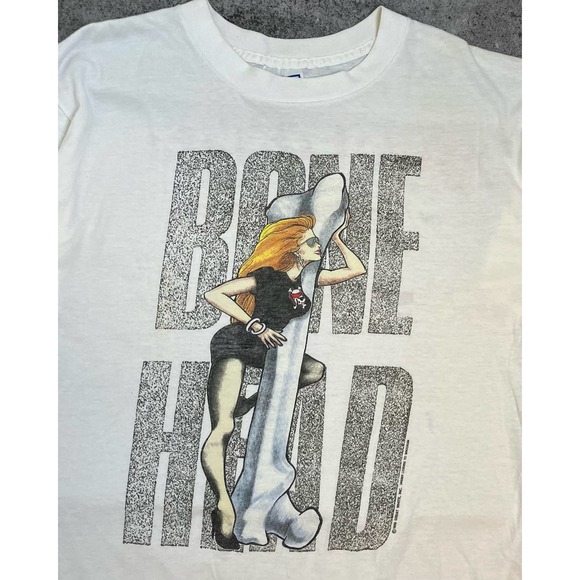 Bonehead "The Great White Double Header" Tee (M) - 1989 - Picture 2 of 4